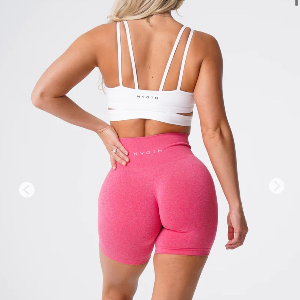 NVGTN Hot Pink Pro Seamless Shorts Biker Shorts